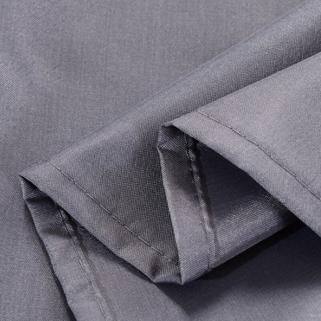 Stoff dusjforheng i mørkegrå farge