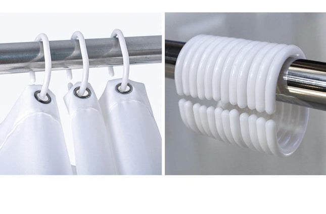 Dusjforheng med bier og bikube