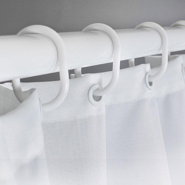 Dusjforheng med abstrakt marmor design