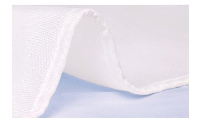 Hvitt dusjforheng i vannavstøtende stoff