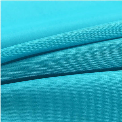 Vanntett turkisblått dusjforheng i polyester