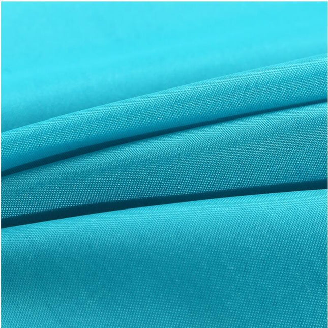 Vanntett turkisblått dusjforheng i polyester