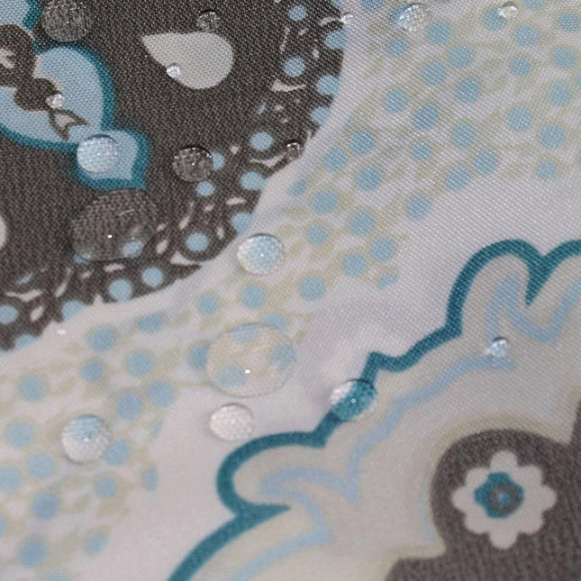 Dusjforheng med bohemsk mandala-mønster