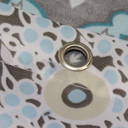 Dusjforheng med bohemsk mandala-mønster