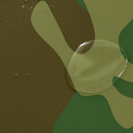 Dusjforheng med klassisk militær kamuflasje