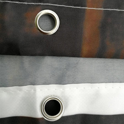 Dusjforheng med cowboy silhuett solnedgang