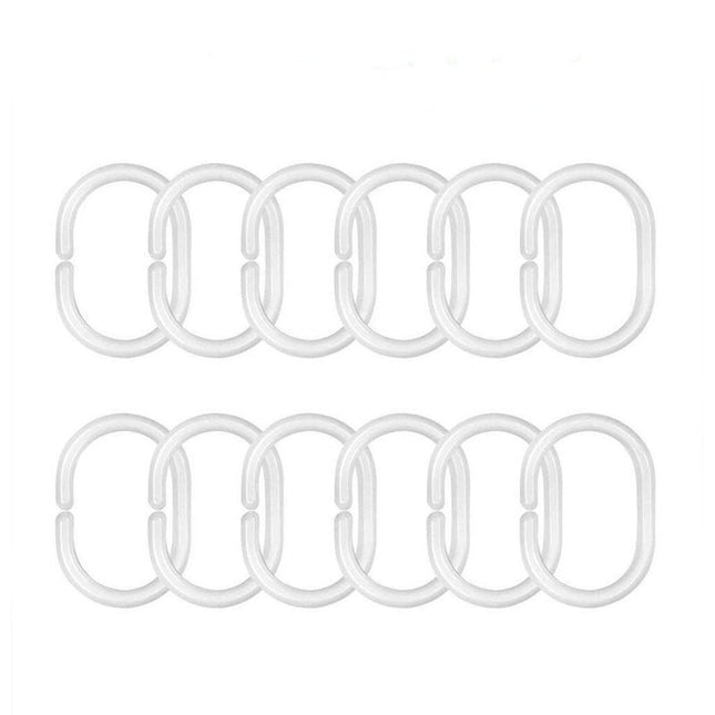 Dusjforheng med pastellfarget iriserende mønster