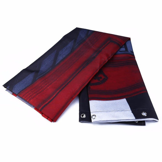 Dusjforheng med rød telefonkiosk i London