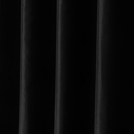 Ensfarget svart vanntett dusjforheng