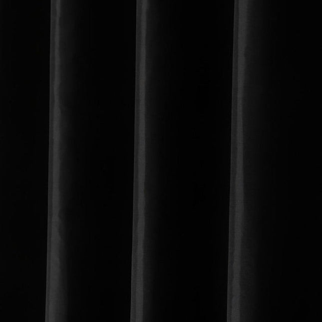 Ensfarget svart vanntett dusjforheng