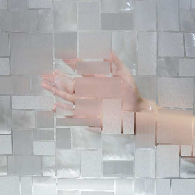 Gjennomsiktig PEVA dusjforheng med mønster