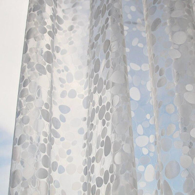 Gjennomsiktig dusjforheng i slitesterk PVC