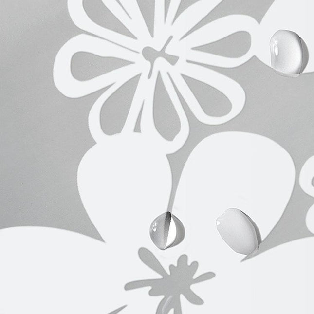 Halvtransparent dusjforheng med elegant mønster