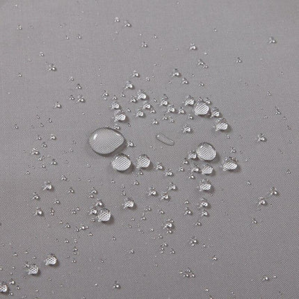 Grått dusjforheng i stoff