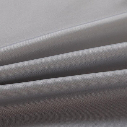 Grått dusjforheng i stoff