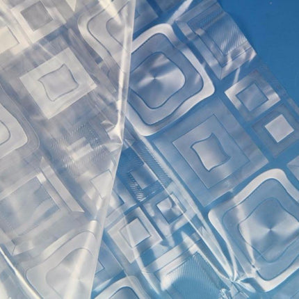 Gjennomsiktig dusjforheng med anti-mugg