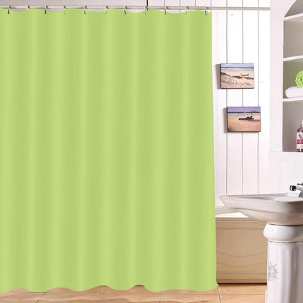 Eplegrønt vanntett dusjforheng til badet